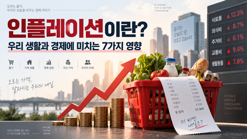 인플레이션이란? 물가가 오르면 생활과 경제에 무슨 일이 생길까