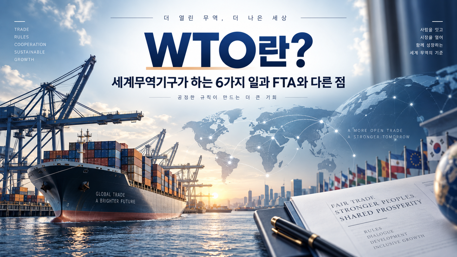 WTO란? 세계무역기구는 무슨 일을 하고 FTA와는 어떻게 다를까