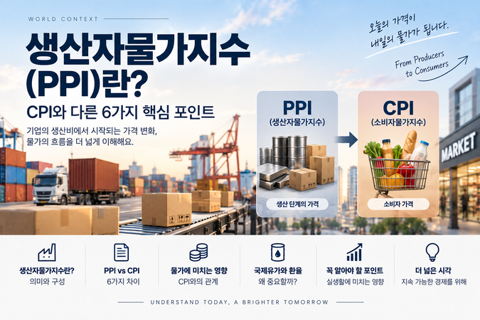 생산자물가지수(PPI)란? 기업이 느끼는 물가와 CPI의 차이
