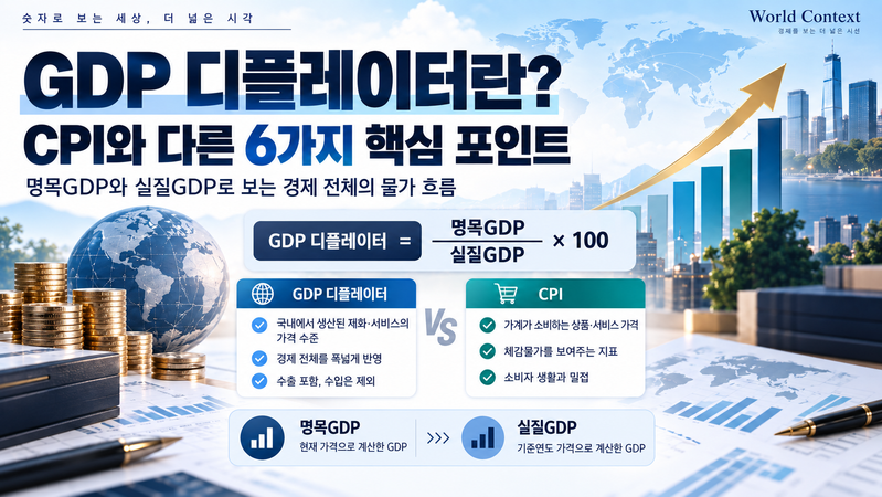 GDP 디플레이터란? CPI와 무엇이 다를까