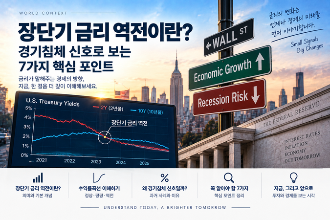 장단기 금리 역전이란? 경기침체 신호로 불리는 이유