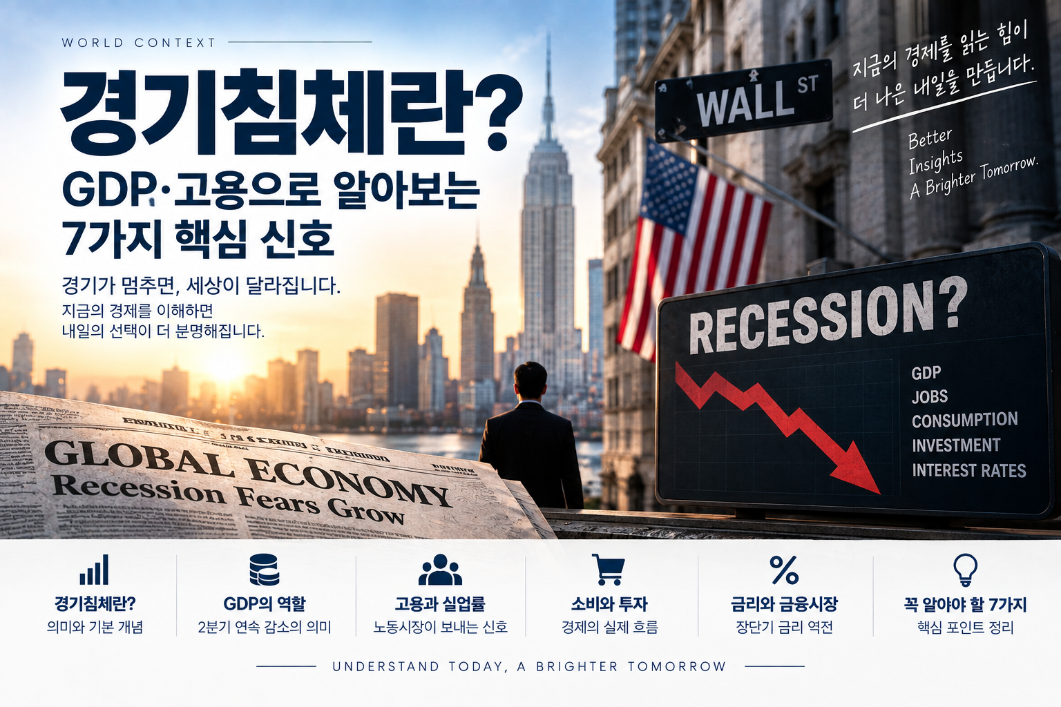 경기침체 신호 경기둔화 GDP 실업률 경제성장률